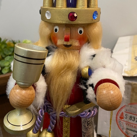 STEINBACH NUTCRACKER KING ARTHUR INCENSE SMOKER S832 12.5" TALL IN ORIG BOX - Picture 2 of 13
